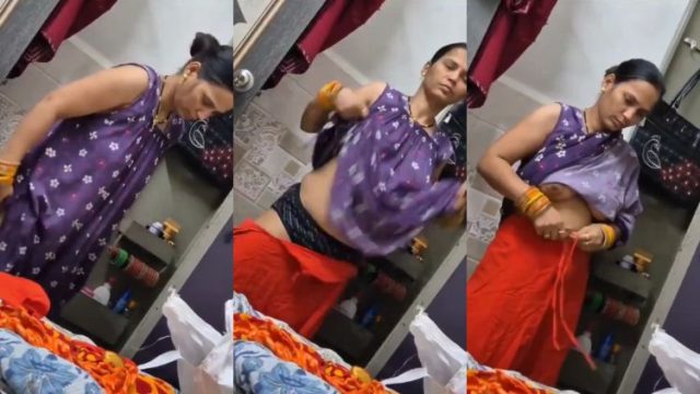 Desi Sexy Bhabi Dress Changing